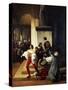 Conspiracy of Lampugnani-Francesco Hayez-Stretched Canvas