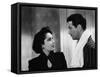 CONSPIRATOR, 1949 directed by VICTOR SAVILLE Elizabeth Taylor and Robert Taylor (b/w photo)-null-Framed Stretched Canvas