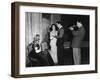 CONSPIRATOR, 1949 directed by VICTOR SAVILLE On the set, Honor Blackman, Elizabeth Taylor, Robert T-null-Framed Photo