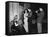 CONSPIRATOR, 1949 directed by VICTOR SAVILLE On the set, Honor Blackman, Elizabeth Taylor, Robert T-null-Framed Stretched Canvas