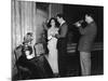 CONSPIRATOR, 1949 directed by VICTOR SAVILLE On the set, Honor Blackman, Elizabeth Taylor, Robert T-null-Mounted Photo