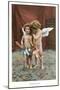 Conspirators, Two Victorian Cupids-null-Mounted Art Print