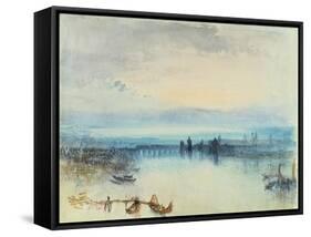 Constance, 1842-J. M. W. Turner-Framed Stretched Canvas