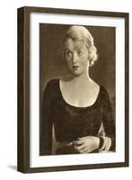 Constance Bennett, American Actress, 1933-null-Framed Giclee Print
