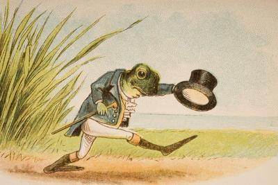 A Frog He Would A-Wooing Go, from 'Old Mother Goose's Rhymes and Tales', Published by Frederick…