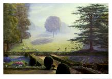 The Garden at Escrick Hall-Constance Wenlock-Mounted Art Print