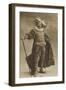 Constant Coquelin en Cyrano, en pied-Paul Nadar-Framed Giclee Print