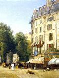 France, Paris, Boulevard Des Capucines at Corner of Rue De La Paix, 1823-Constant-emile Troyon-Giclee Print
