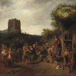 Conviviality Near the Inn, early 1650s-Constantin Daniel van Renesse-Laminated Giclee Print