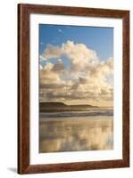 Constantine Bay at Sunset, Cornwall, England, United Kingdom, Europe-Matthew-Framed Photographic Print