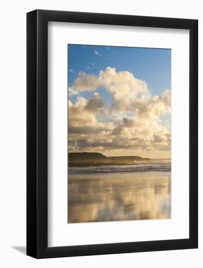 Constantine Bay at Sunset, Cornwall, England, United Kingdom, Europe-Matthew-Framed Photographic Print