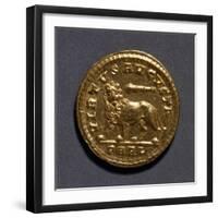 Constantine Great Aureus, Minted in Arles, France-null-Framed Giclee Print