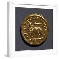 Constantine Great Aureus, Minted in Arles, France-null-Framed Giclee Print