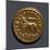 Constantine Great Aureus, Minted in Arles, France-null-Mounted Giclee Print