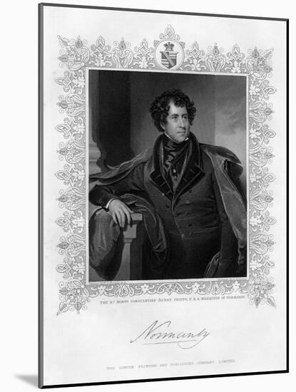 Constantine Henry Phipps, Marquess of Normandy, 19th Century-H Robinson-Mounted Giclee Print