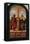Constantine Holding the Cross and St. Helena-Giovanni Battista Cima Da Conegliano-Framed Stretched Canvas