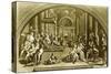 Constantine Presents Rome to Pope Sylvester I-Raphael-Stretched Canvas