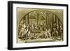 Constantine Presents Rome to Pope Sylvester I-Raphael-Framed Giclee Print