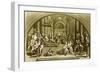 Constantine Presents Rome to Pope Sylvester I-Raphael-Framed Giclee Print