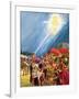 Constantine's Vision of the Christian Cross before the Battle of the Milvian Bridge-Roger Payne-Framed Giclee Print