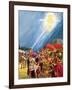 Constantine's Vision of the Christian Cross before the Battle of the Milvian Bridge-Roger Payne-Framed Giclee Print