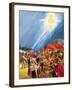 Constantine's Vision of the Christian Cross before the Battle of the Milvian Bridge-Roger Payne-Framed Giclee Print