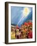 Constantine's Vision of the Christian Cross before the Battle of the Milvian Bridge-Roger Payne-Framed Giclee Print