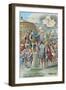 Constantine's Vision of the Cross, After the Fresco in the Sala Di Costantino, Raphael Rooms-Giulio Romano-Framed Giclee Print