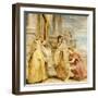 Constantine Worshipping the True Cross-Peter Paul Rubens-Framed Giclee Print