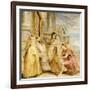 Constantine Worshipping the True Cross-Peter Paul Rubens-Framed Giclee Print