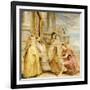 Constantine Worshipping the True Cross-Peter Paul Rubens-Framed Giclee Print