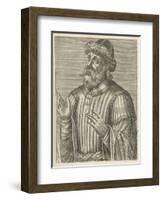 Constantine XI Palaeologus the Last Byzantine Emperor-Andre Thevet-Framed Art Print