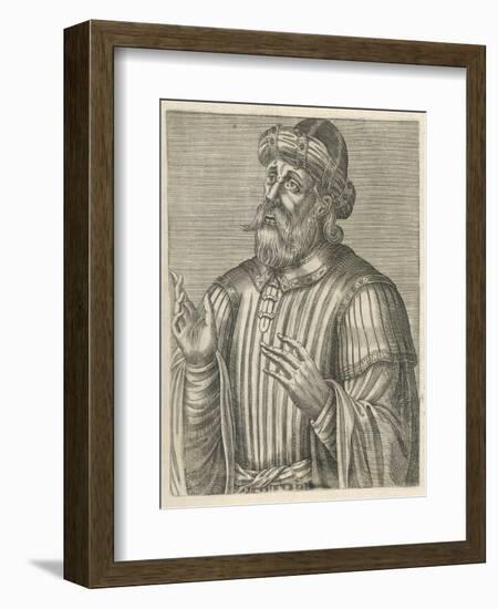 Constantine XI Palaeologus the Last Byzantine Emperor-Andre Thevet-Framed Art Print