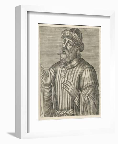 Constantine XI Palaeologus the Last Byzantine Emperor-Andre Thevet-Framed Art Print