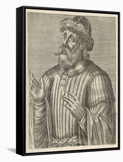 Constantine XI Palaeologus the Last Byzantine Emperor-Andre Thevet-Framed Stretched Canvas