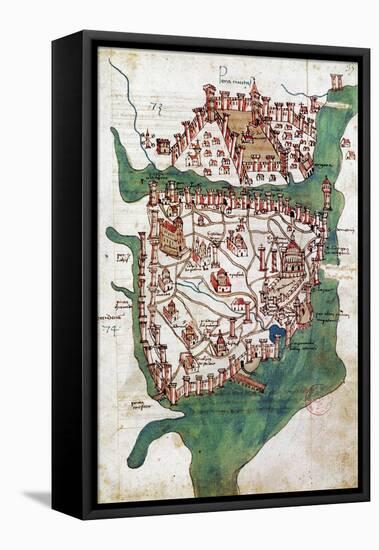 Constantinople, 1420-null-Framed Stretched Canvas