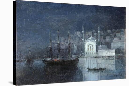 Constantinople by Night, 1886-Ivan Konstantinovich Aivazovsky-Stretched Canvas