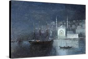 Constantinople by Night, 1886-Ivan Konstantinovich Aivazovsky-Stretched Canvas