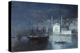 Constantinople by Night, 1886-Ivan Konstantinovich Aivazovsky-Stretched Canvas