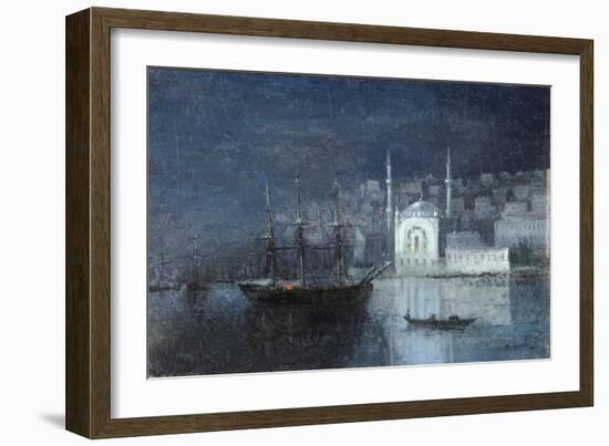 Constantinople by Night, 1886-Ivan Konstantinovich Aivazovsky-Framed Giclee Print