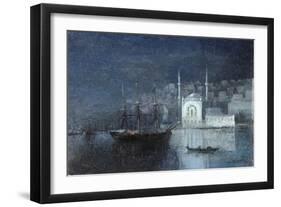 Constantinople by Night, 1886-Ivan Konstantinovich Aivazovsky-Framed Giclee Print