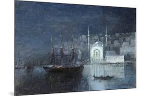 Constantinople by Night, 1886-Ivan Konstantinovich Aivazovsky-Mounted Giclee Print