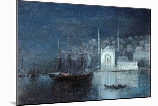 Constantinople by Night-Ivan Konstantinovich Aivazovsky-Mounted Giclee Print