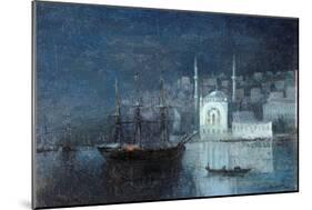 Constantinople by Night-Ivan Konstantinovich Aivazovsky-Mounted Giclee Print