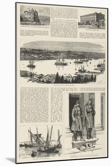 Constantinople Illustrated-Charles William Wyllie-Mounted Giclee Print