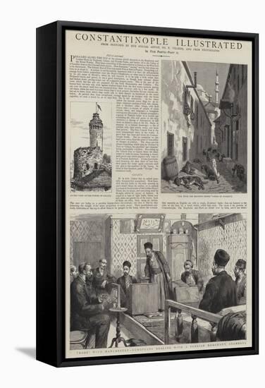 Constantinople Illustrated-Henry William Brewer-Framed Stretched Canvas