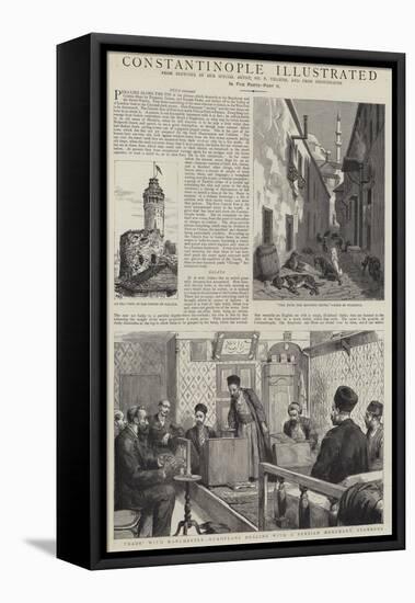 Constantinople Illustrated-Henry William Brewer-Framed Stretched Canvas