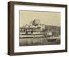 Constantinople, maisons sur le Bosphore-Felice Beato-Framed Giclee Print