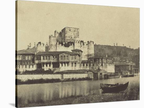 Constantinople, maisons sur le Bosphore-Felice Beato-Stretched Canvas