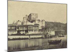 Constantinople, maisons sur le Bosphore-Felice Beato-Mounted Giclee Print